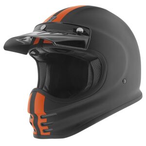 Bogotto V381 Schergo Casque en fibre de verre Noir Orange