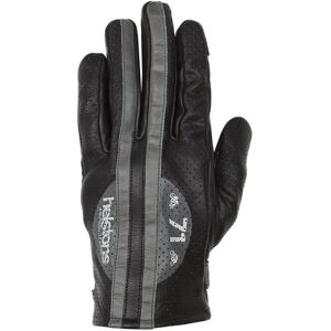 Helstons Record Air Gants de moto d’été Noir Gris taille