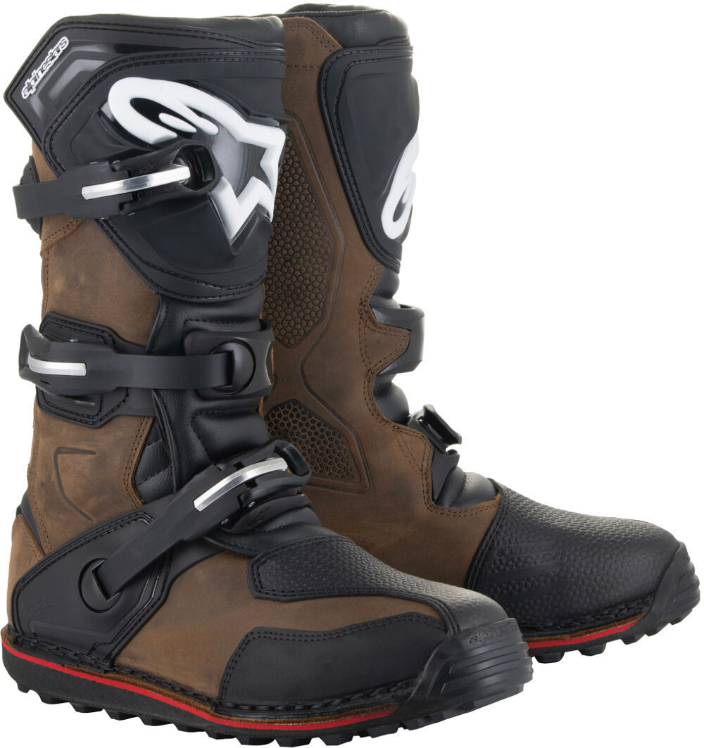 Alpinestars Tech-T Bottes de moto Brun taille : 47