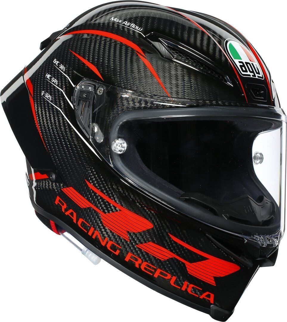 AGV Pista GP RR Performance Carbon casque Noir Rouge taille : XS