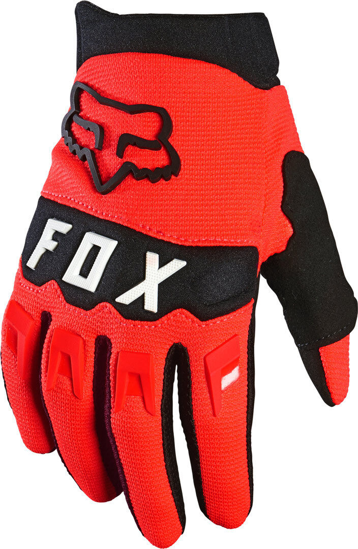 FOX Dirtpaw Gants de motocross pour les jeunes Noir Rouge taille : S