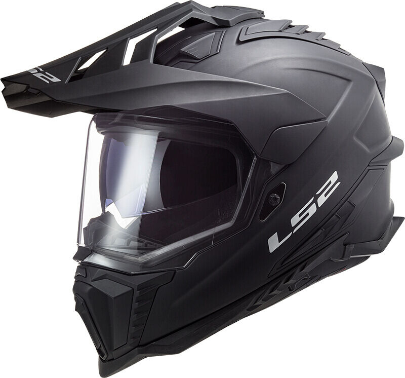 LS2 MX701 Explorer HPFC Solid Casque de motocross Noir taille : S