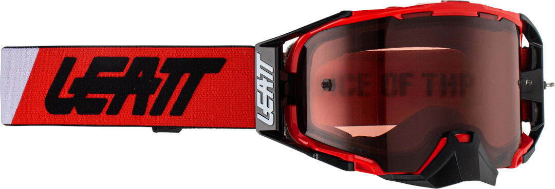 Leatt Velocity 6.5 Rose Lunettes de motocross Rouge taille : unique taille