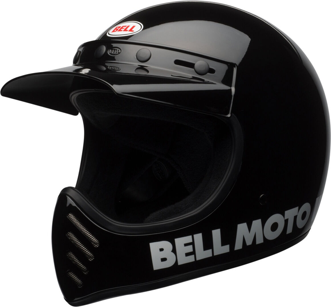 Bell Moto-3 Classic Casque de motocross Noir taille : M