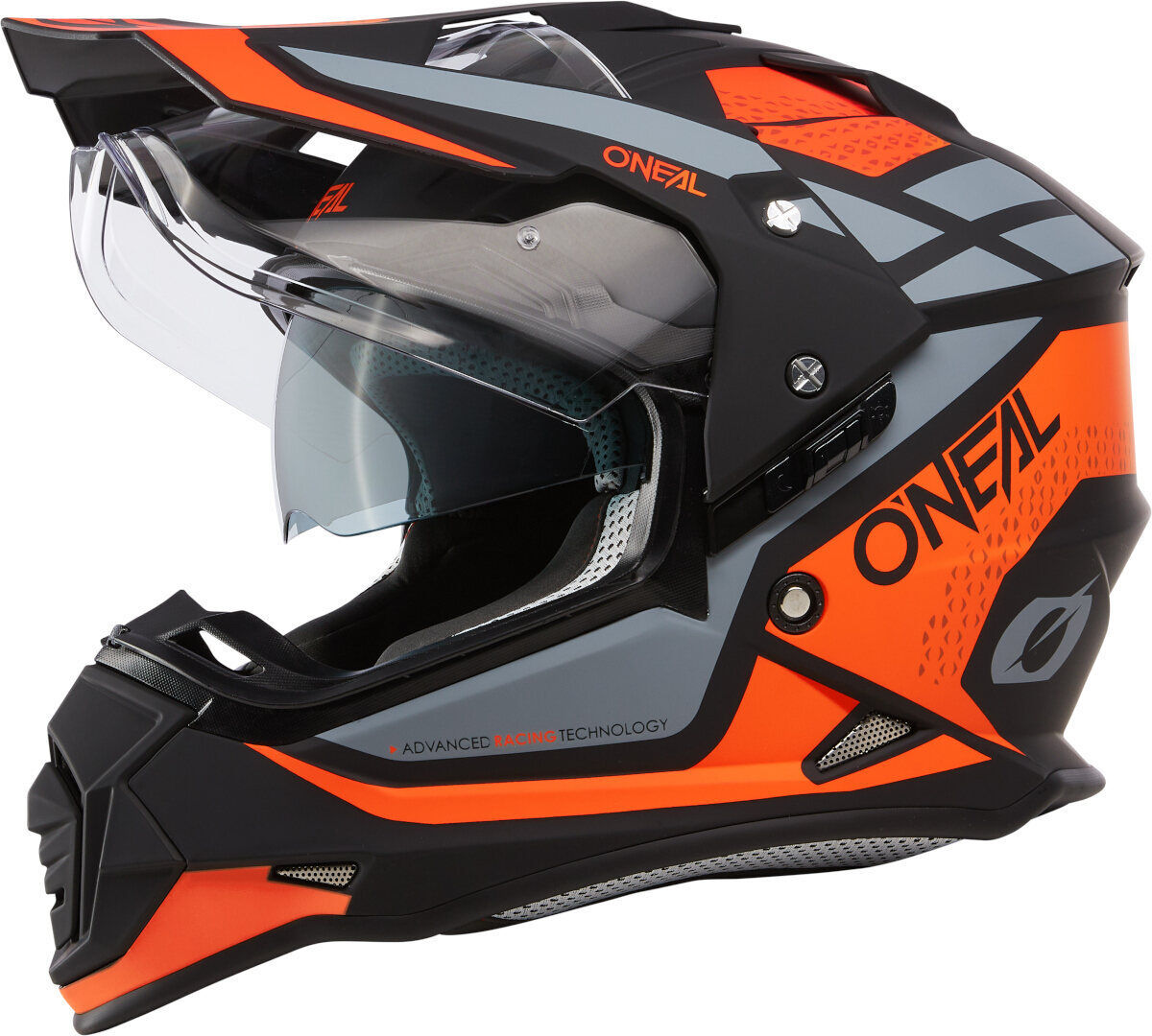 Oneal Sierra R Casque de motocross Noir Orange taille : S