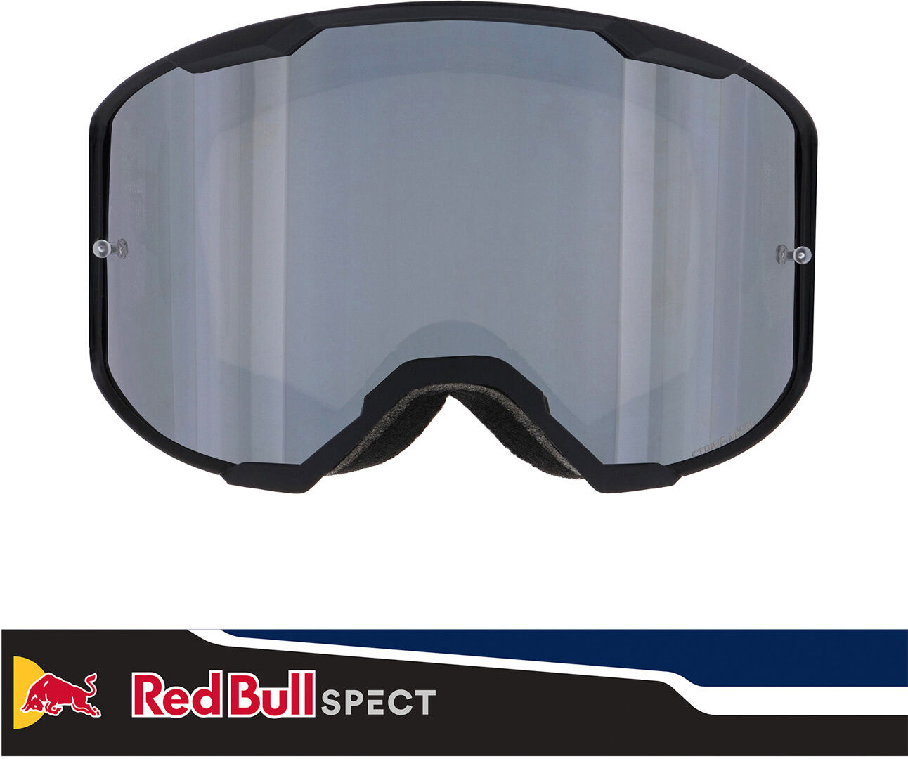 Red Bull SPECT Eyewear Strive 011 Lunettes de motocross Noir taille : unique taille