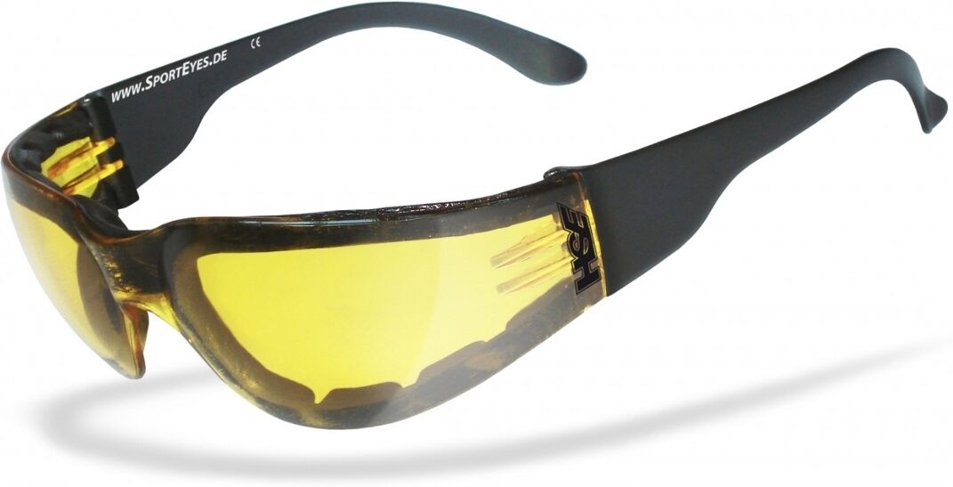 HSE SportEyes Sprinter 2.1 Lunettes de soleil Jaune taille : unique taille HSE SportEyes Sprinter 2.1 Lunettes de soleil Jaune taille : unique taille