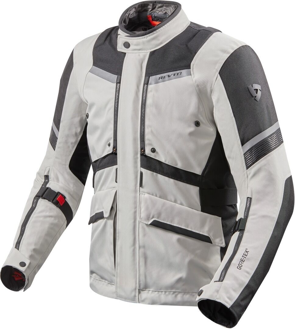 Revit Neptune 2 Gore-Tex Veste textile moto Noir Argent taille : M Revit Neptune 2 Gore-Tex Veste textile moto Noir Argent taille : M