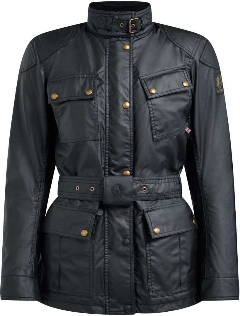 Belstaff Trialmaster Pro Veste ciré Mesdames Noir taille : 48 Belstaff Trialmaster Pro Veste ciré Mesdames Noir taille : 48