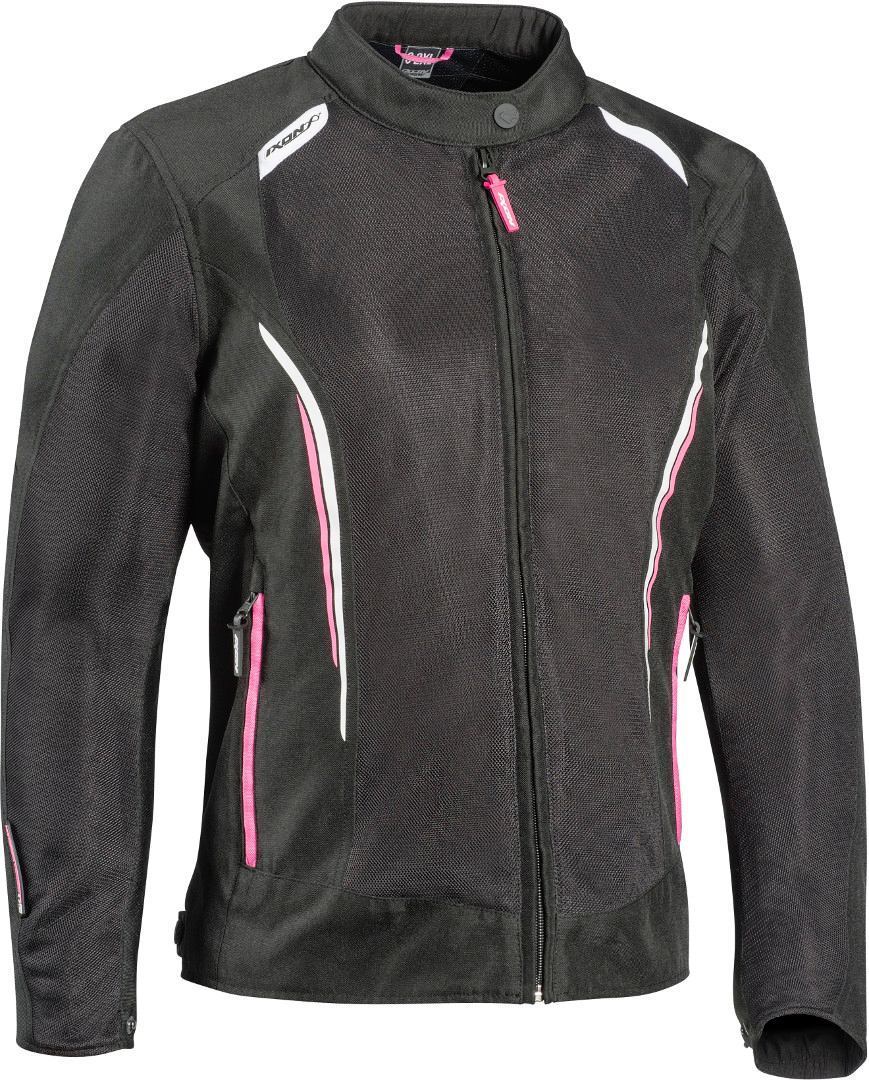 Ixon Cool Air-C Veste de dames moto Textile Noir Blanc Rose taille : 6XL Ixon Cool Air-C Veste de dames moto Textile Noir Blanc Rose taille : 6XL