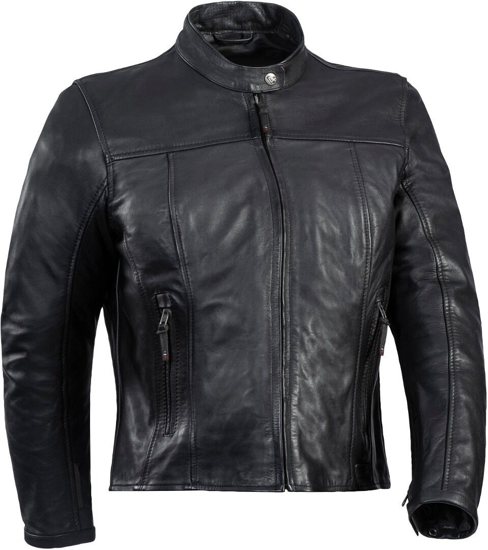 Ixon Crank-C Veste de moto en cuir de dames Noir taille : 3XL Ixon Crank-C Veste de moto en cuir de dames Noir taille : 3XL
