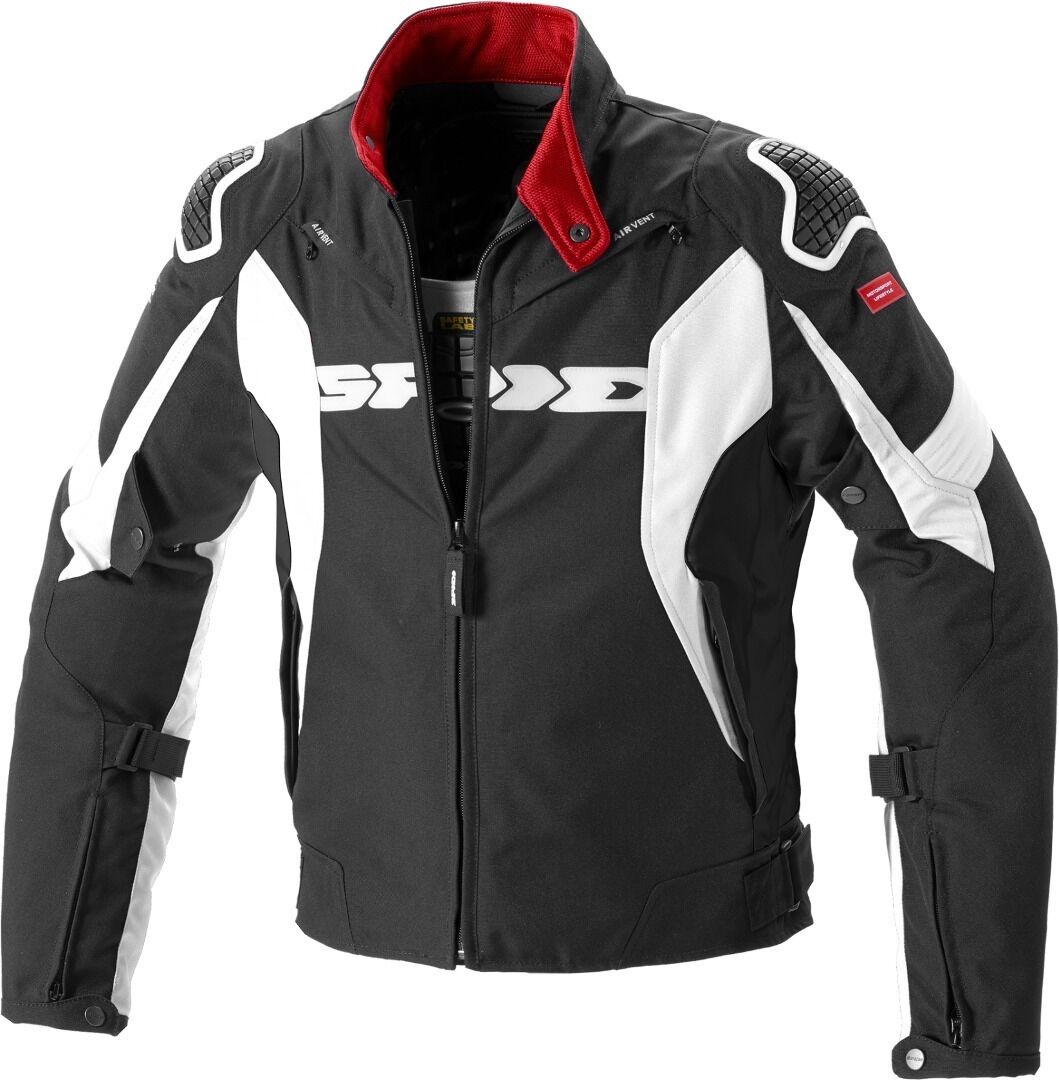 Spidi Sport Warrior H2Out Veste Textile moto Noir Blanc taille : XL Spidi Sport Warrior H2Out Veste Textile moto Noir Blanc taille : XL