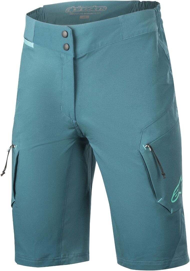 Alpinestars Stella Alps 8.0 Shorts de vélo de dames Turquoise taille : 26 Alpinestars Stella Alps 8.0 Shorts de vélo de dames Turquoise taille : 26