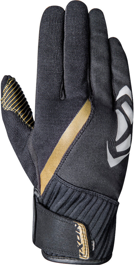 Ixon RS Wheelie Gants de moto dames Noir Or taille : XS Ixon RS Wheelie Gants de moto dames Noir Or taille : XS