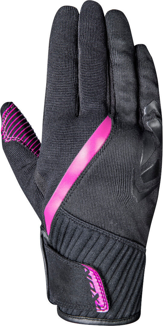 Ixon RS Wheelie Gants de moto dames Noir Rose taille : L Ixon RS Wheelie Gants de moto dames Noir Rose taille : L