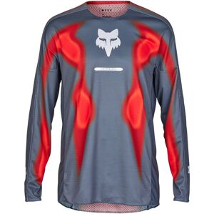 FOX 360 Volatile Maillot de motocross Gris Rouge taille : M