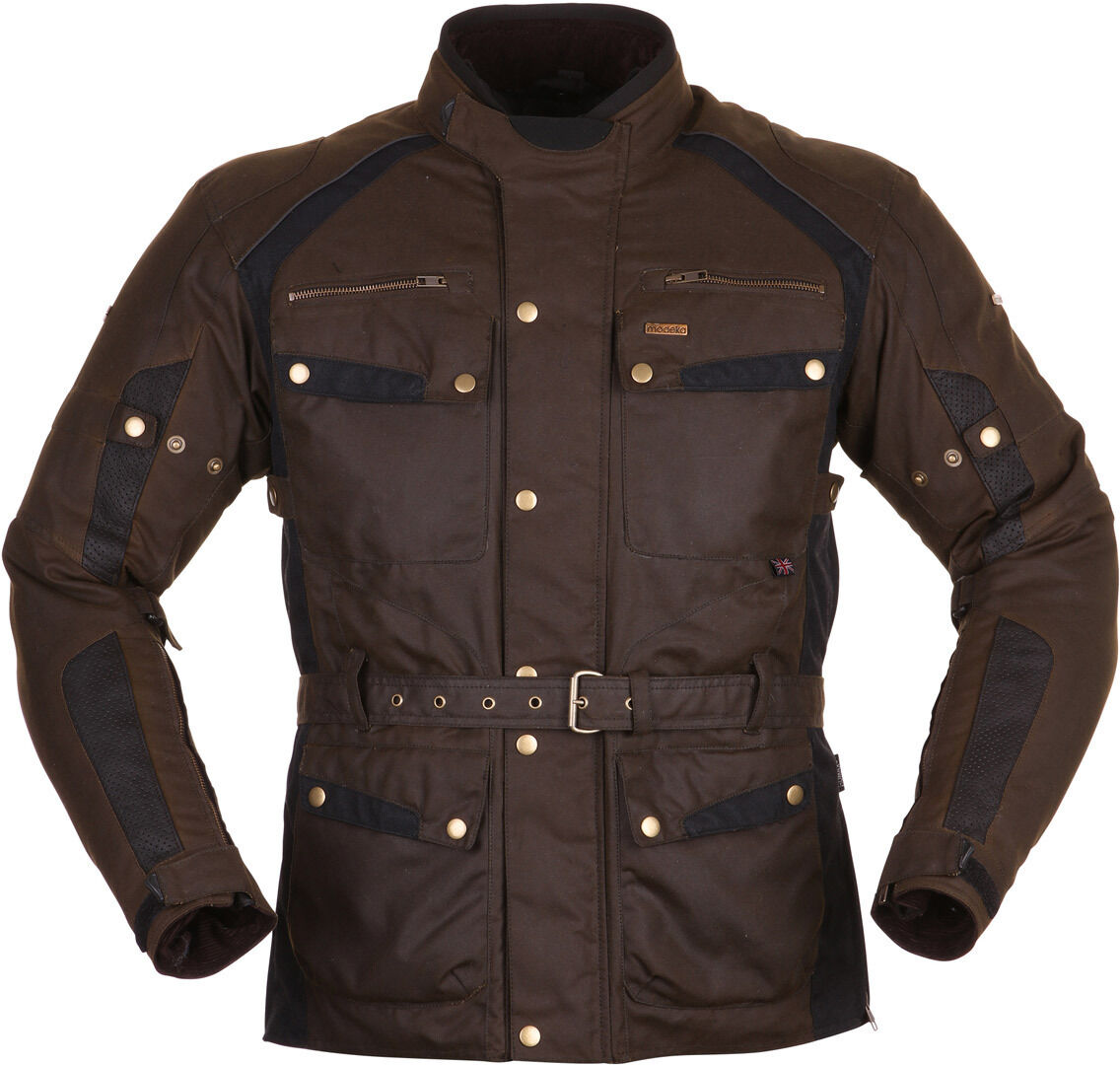 Modeka Glasgow Veste de cire Vert taille : S Modeka Glasgow Veste de cire Vert taille : S