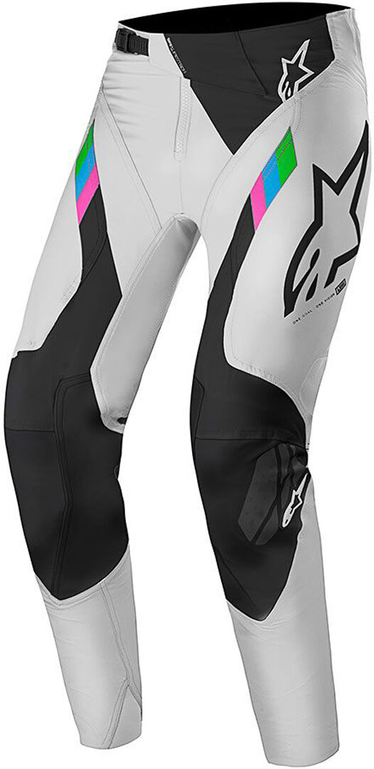 Alpinestars Super Tech Limited Edition Pantalon MX Noir Blanc taille : 34 Alpinestars Super Tech Limited Edition Pantalon MX Noir Blanc taille : 34