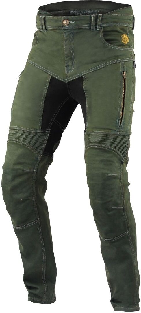 Trilobite Parado Jeans moto Vert Brun taille : 34 Trilobite Parado Jeans moto Vert Brun taille : 34