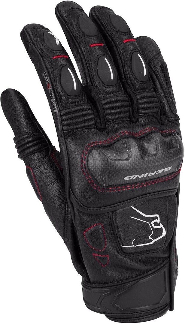 Bering Boost-R Gants de moto Noir Blanc taille : M Bering Boost-R Gants de moto Noir Blanc taille : M