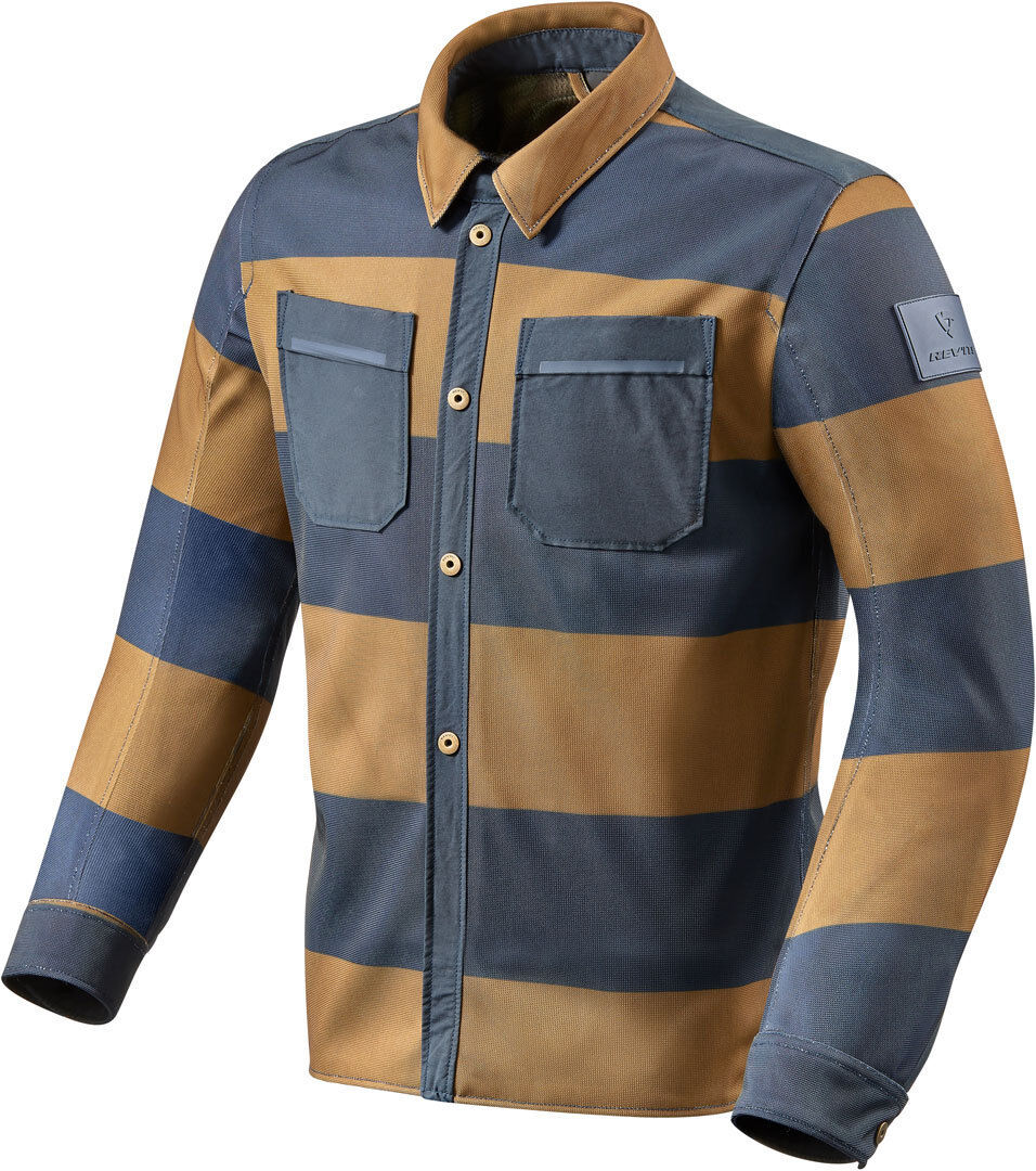 Revit Tracer Air Veste Textile moto Bleu Brun taille : XL Revit Tracer Air Veste Textile moto Bleu Brun taille : XL