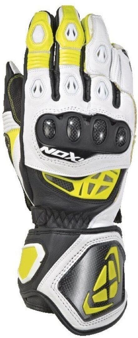Ixon RS Genius 2 Motorcycle Gloves Gants de moto Noir Blanc Jaune taille : L Ixon RS Genius 2 Motorcycle Gloves Gants de moto Noir Blanc Jaune taille : L