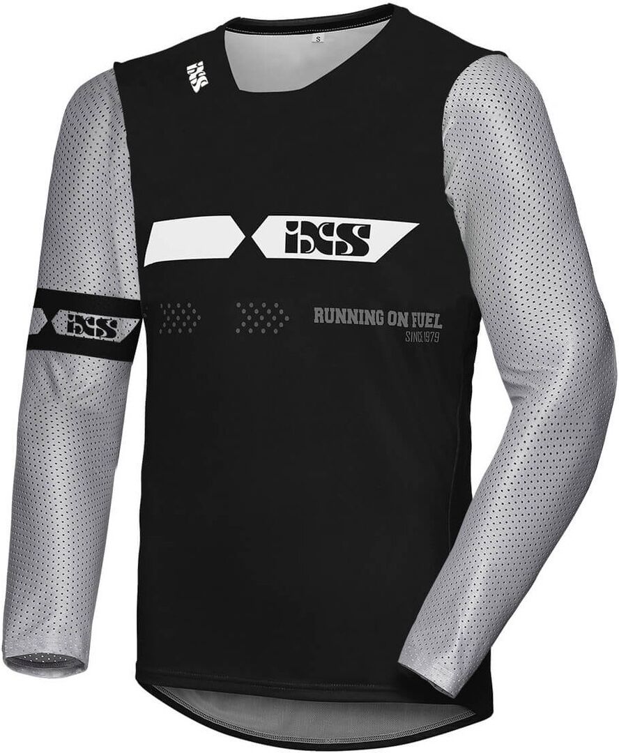 IXS MX Jersey 19 2.0 Slim Maillot de motocross Noir Gris taille : XL IXS MX Jersey 19 2.0 Slim Maillot de motocross Noir Gris taille : XL
