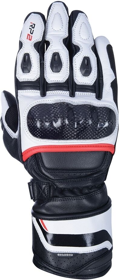 Oxford RP-2 2.0 Gants de moto Noir Blanc Rouge taille : M Oxford RP-2 2.0 Gants de moto Noir Blanc Rouge taille : M