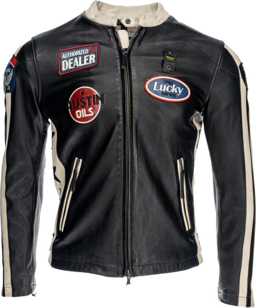 Blauer USA Wilson Veste en cuir Noir taille : XL Blauer USA Wilson Veste en cuir Noir taille : XL