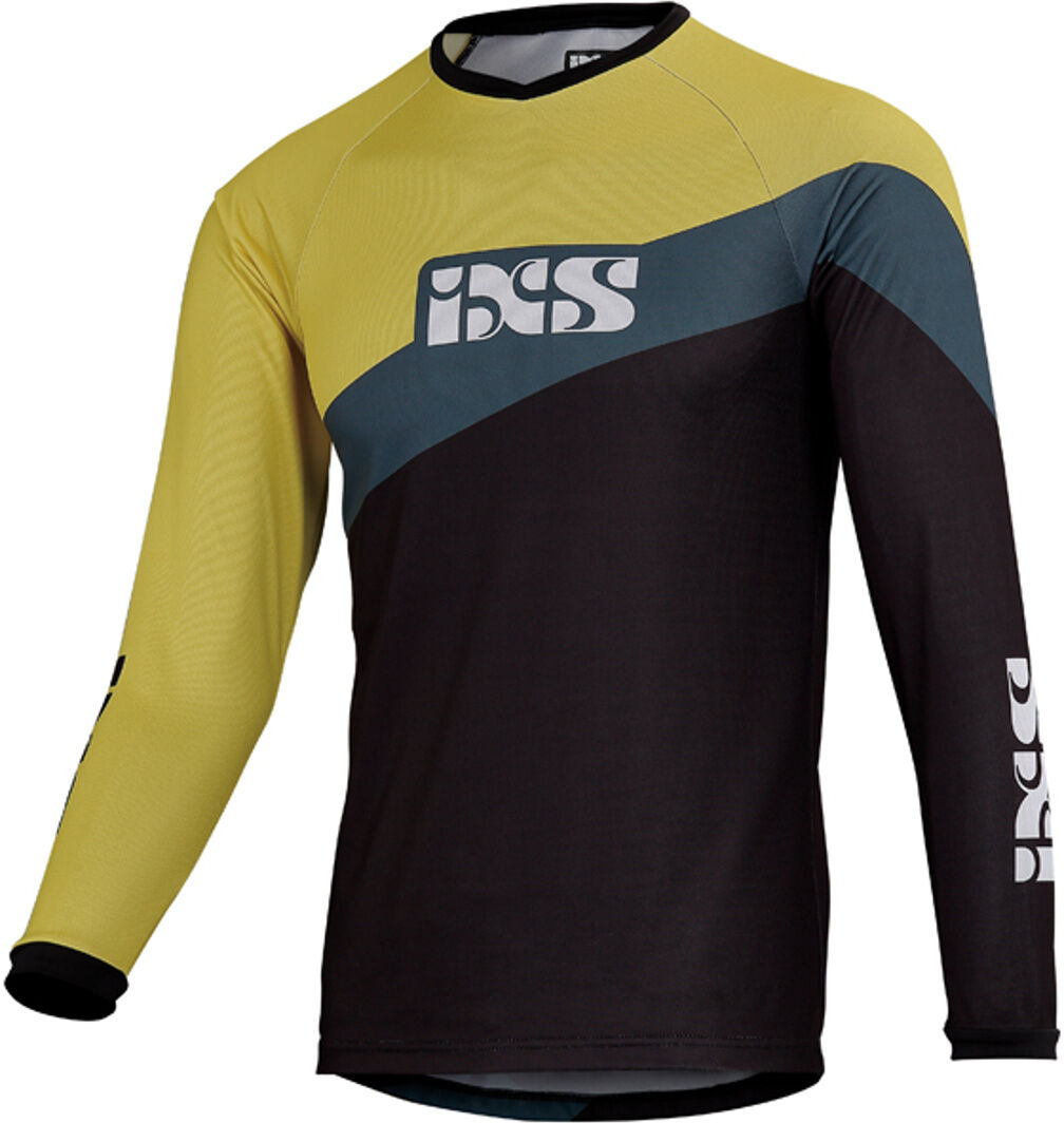 IXS Race 8.1 Kids Jersey Noir Jaune taille : M IXS Race 8.1 Kids Jersey Noir Jaune taille : M