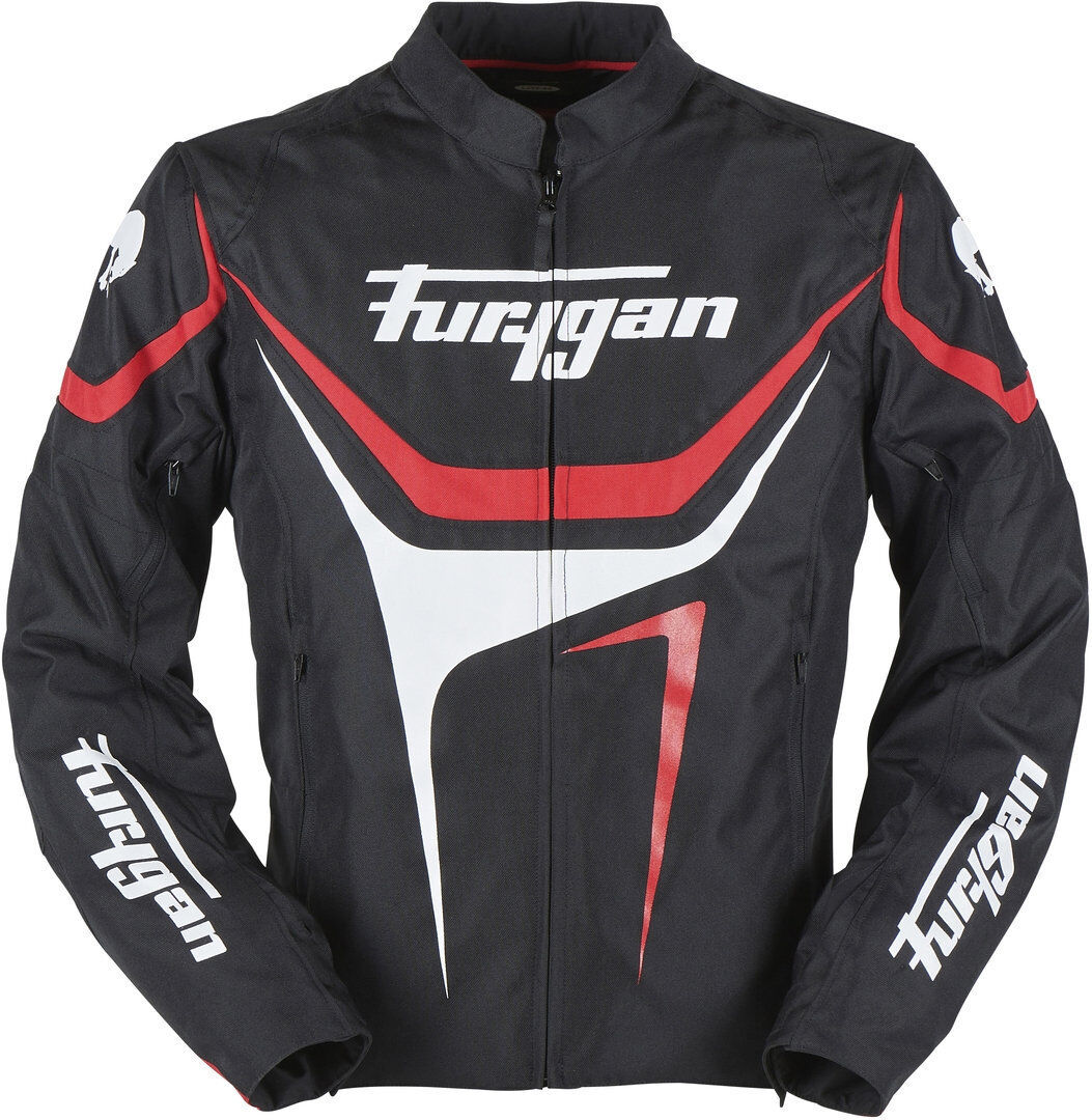 Furygan Oggy Veste textile moto Noir Blanc Rouge taille : M Furygan Oggy Veste textile moto Noir Blanc Rouge taille : M