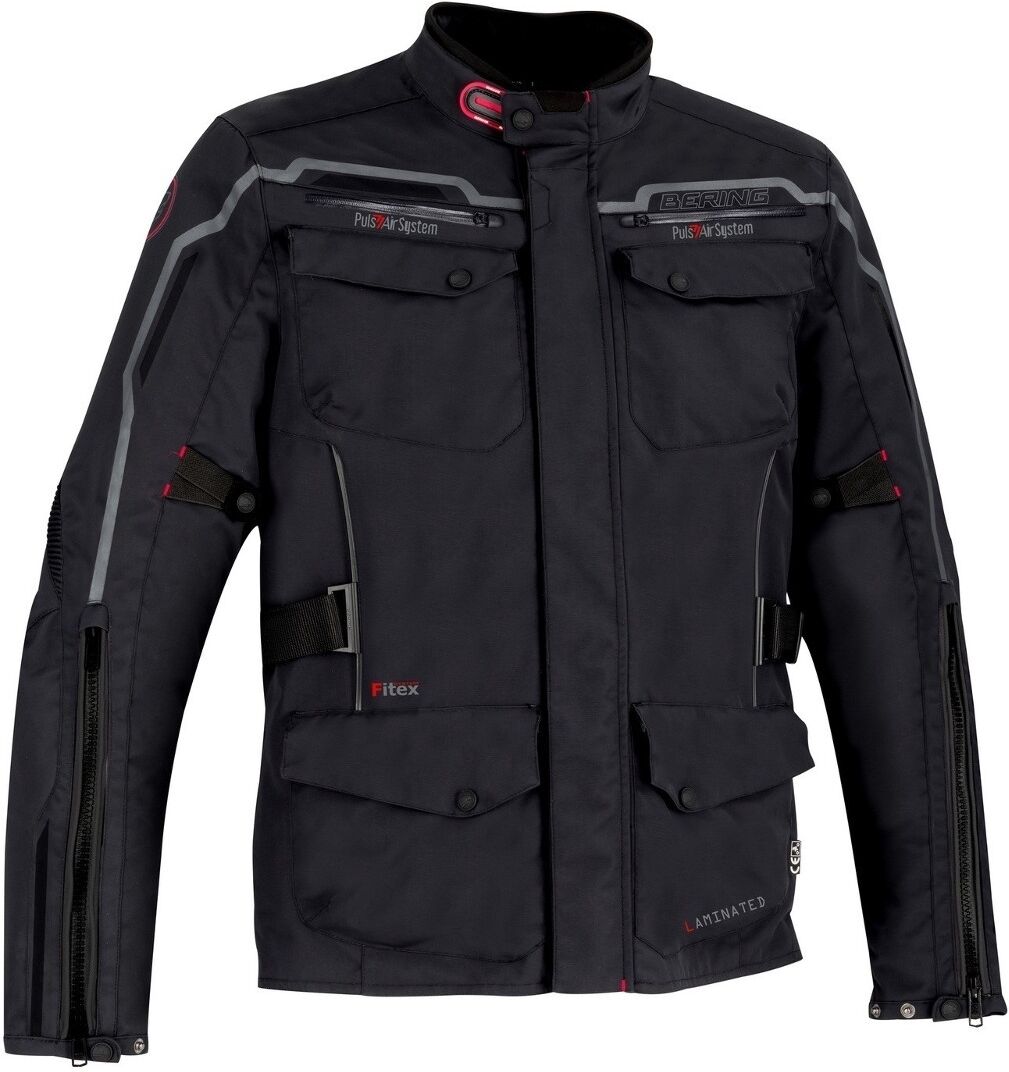 Bering Balistik Veste textile de moto Noir taille : M Bering Balistik Veste textile de moto Noir taille : M