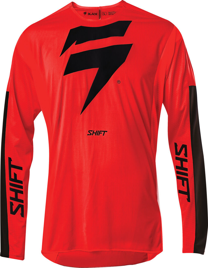 Shift 3Lack Label Race 1 Maillot Motocross Noir Rouge taille : L Shift 3Lack Label Race 1 Maillot Motocross Noir Rouge taille : L