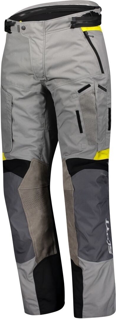 Scott Dualraid Dryo Pantalon textile de moto Gris Jaune taille : XL Scott Dualraid Dryo Pantalon textile de moto Gris Jaune taille : XL