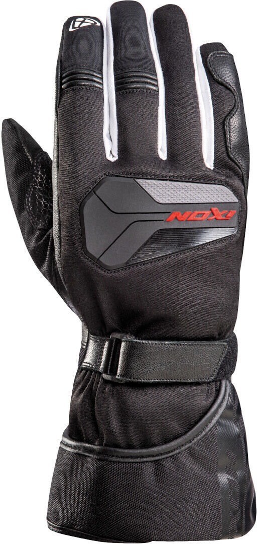 Ixon Pro Atom Gants de moto Noir Blanc Rouge taille : S
