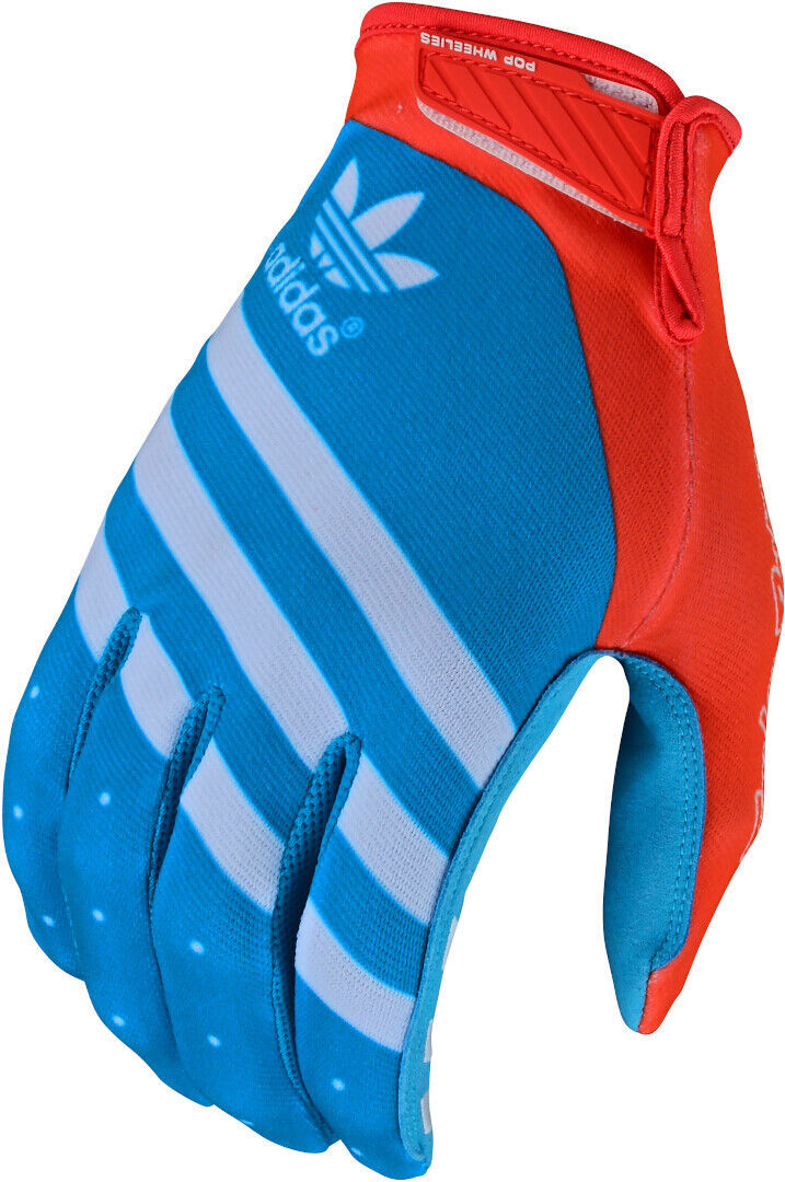Troy Lee Designs Air Ltd Adidas Team Gants Motocross Blanc Rouge Bleu taille : S Troy Lee Designs Air Ltd Adidas Team Gants Motocross Blanc Rouge Bleu taille : S