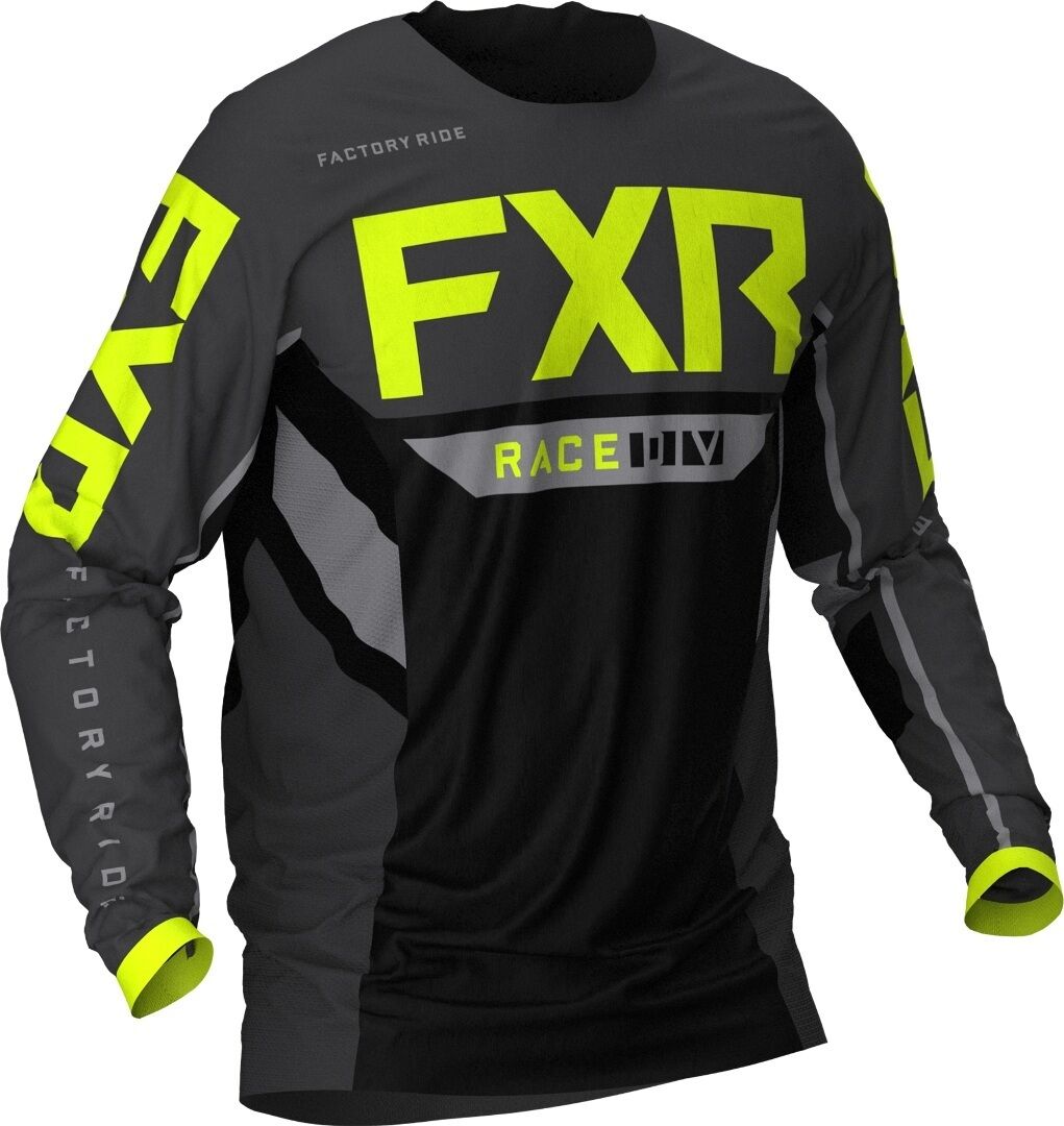 FXR Podium Off-Road MX Gear Maillot motocross Noir Gris Vert taille : M FXR Podium Off-Road MX Gear Maillot motocross Noir Gris Vert taille : M