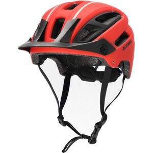 Acerbis Doublep Casque de VTT Noir Rouge taille : L