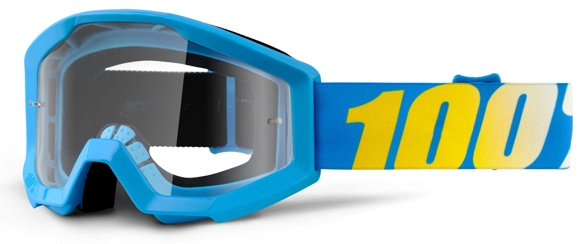 100% Strata Masques de Motocross enfants Bleu Jaune taille : unique taille