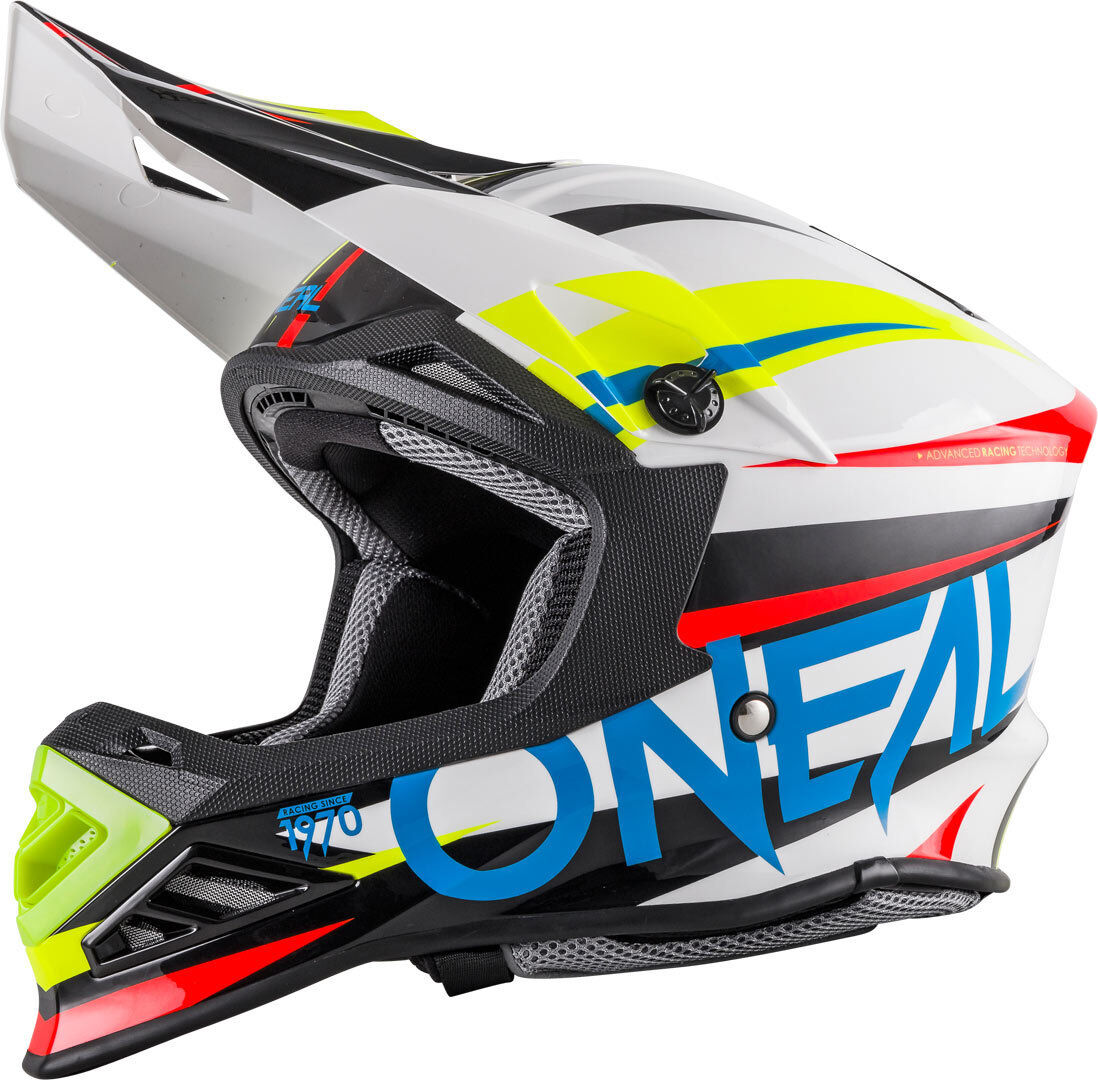 Oneal O´Neal 8SERIES Aggressor Casque de motocross Blanc taille : XS Oneal O´Neal 8SERIES Aggressor Casque de motocross Blanc taille : XS