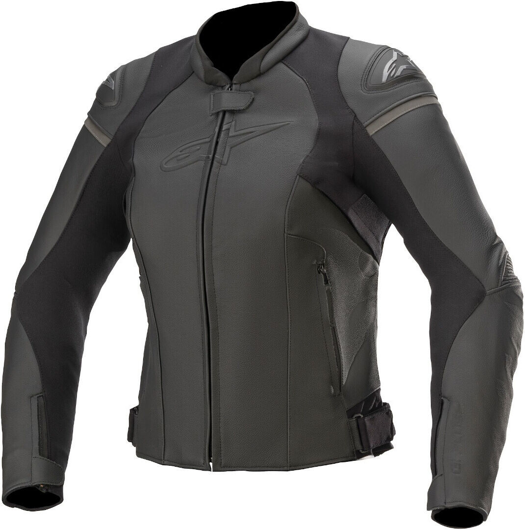 Alpinestars Stella GP Plus R V3 Veste en cuir de moto de dames Noir taille : 44 Alpinestars Stella GP Plus R V3 Veste en cuir de moto de dames Noir taille : 44