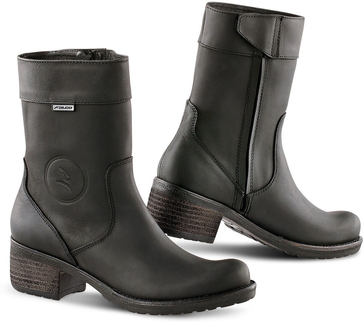 Falco Ayda 2 Bottes de moto de dames Noir taille : 36 Falco Ayda 2 Bottes de moto de dames Noir taille : 36