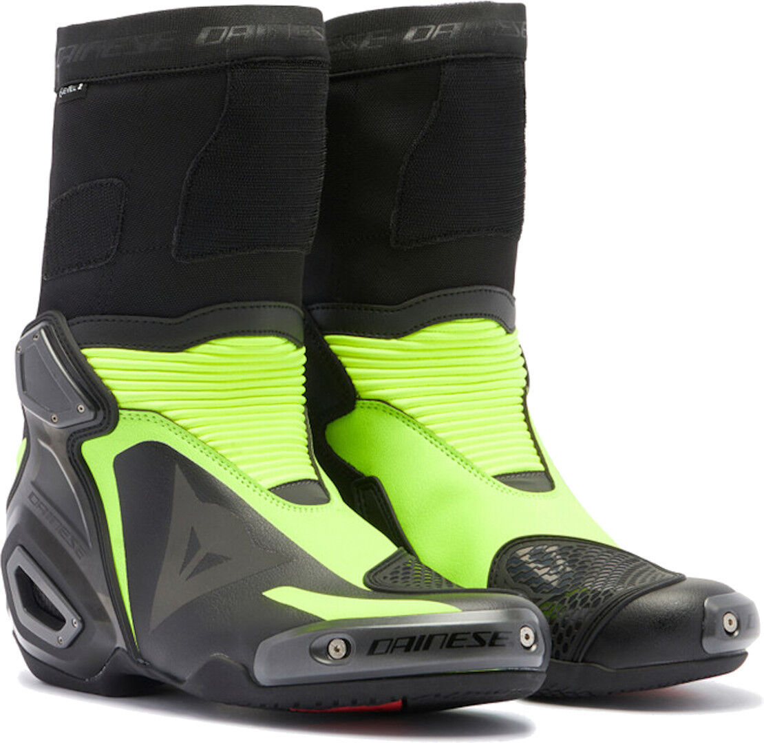 Dainese Axial 2 Bottes de moto Noir Jaune taille : 44