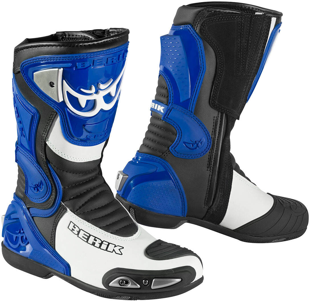 Berik Losail Bottes de moto Bleu taille : 47