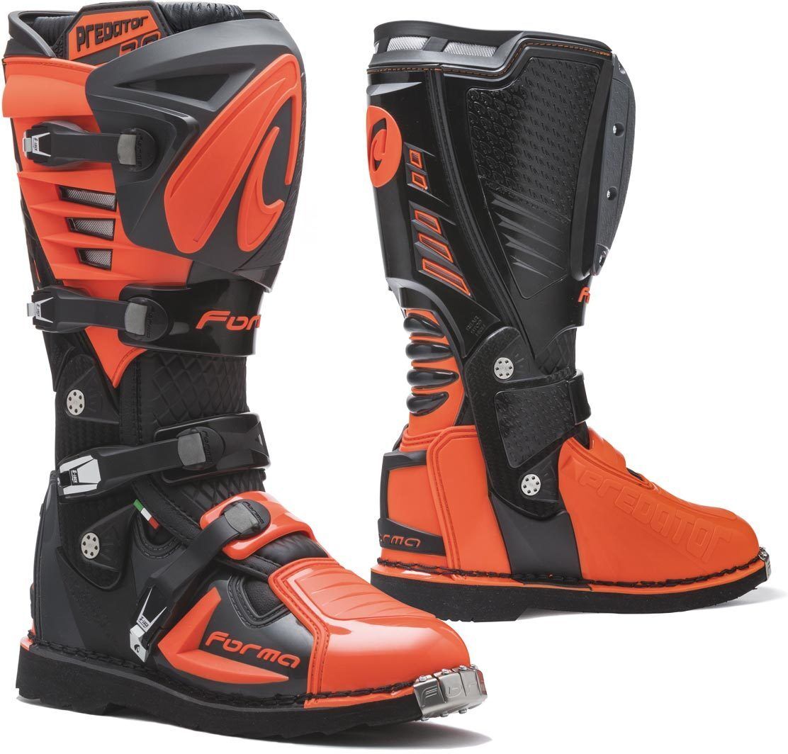 Forma Predator 2.0 Bottes Motocross Noir Orange taille : 43 Forma Predator 2.0 Bottes Motocross Noir Orange taille : 43