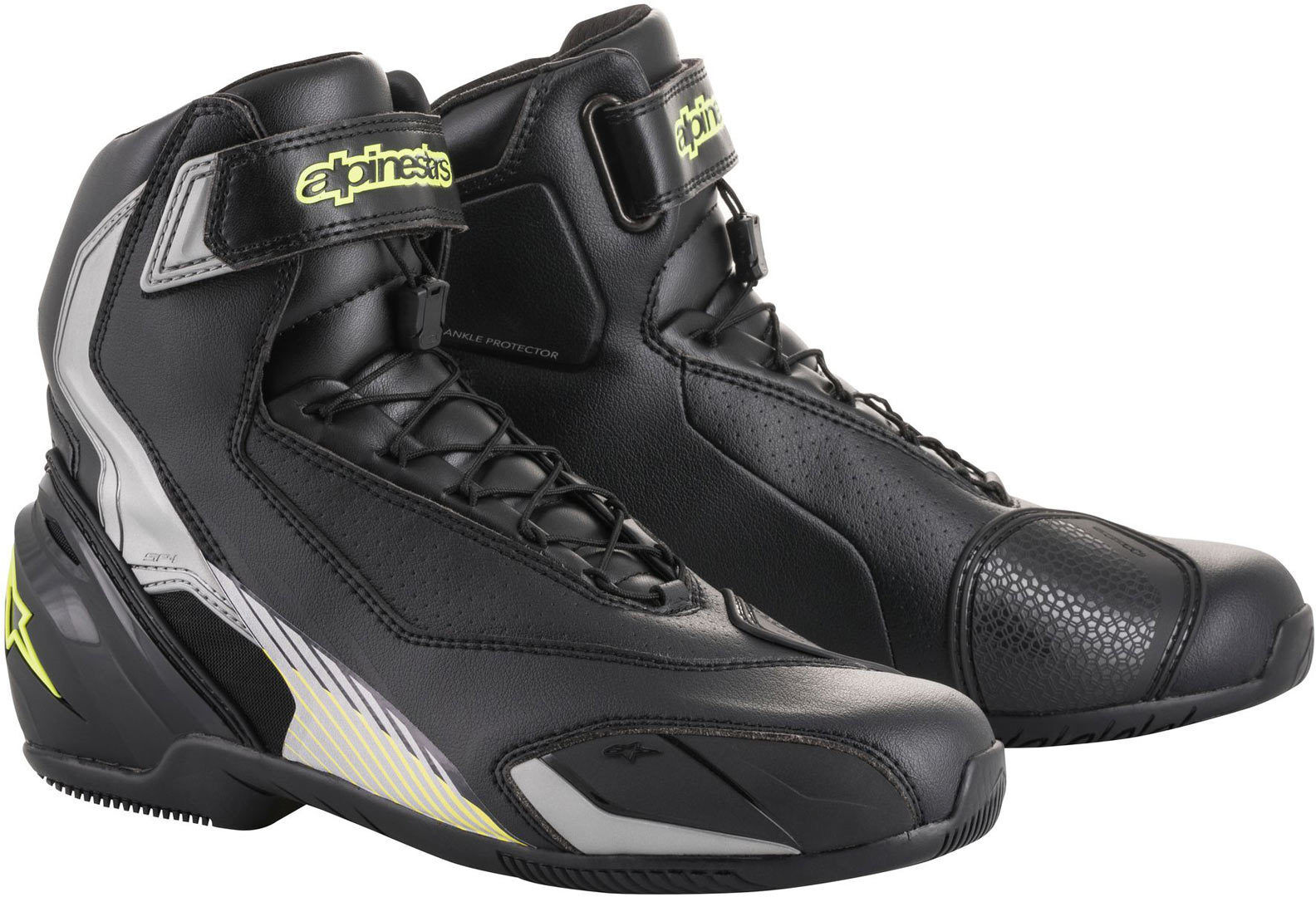 Alpinestars SP-1 V2 Bottes de moto Noir Jaune taille : 39 Alpinestars SP-1 V2 Bottes de moto Noir Jaune taille : 39