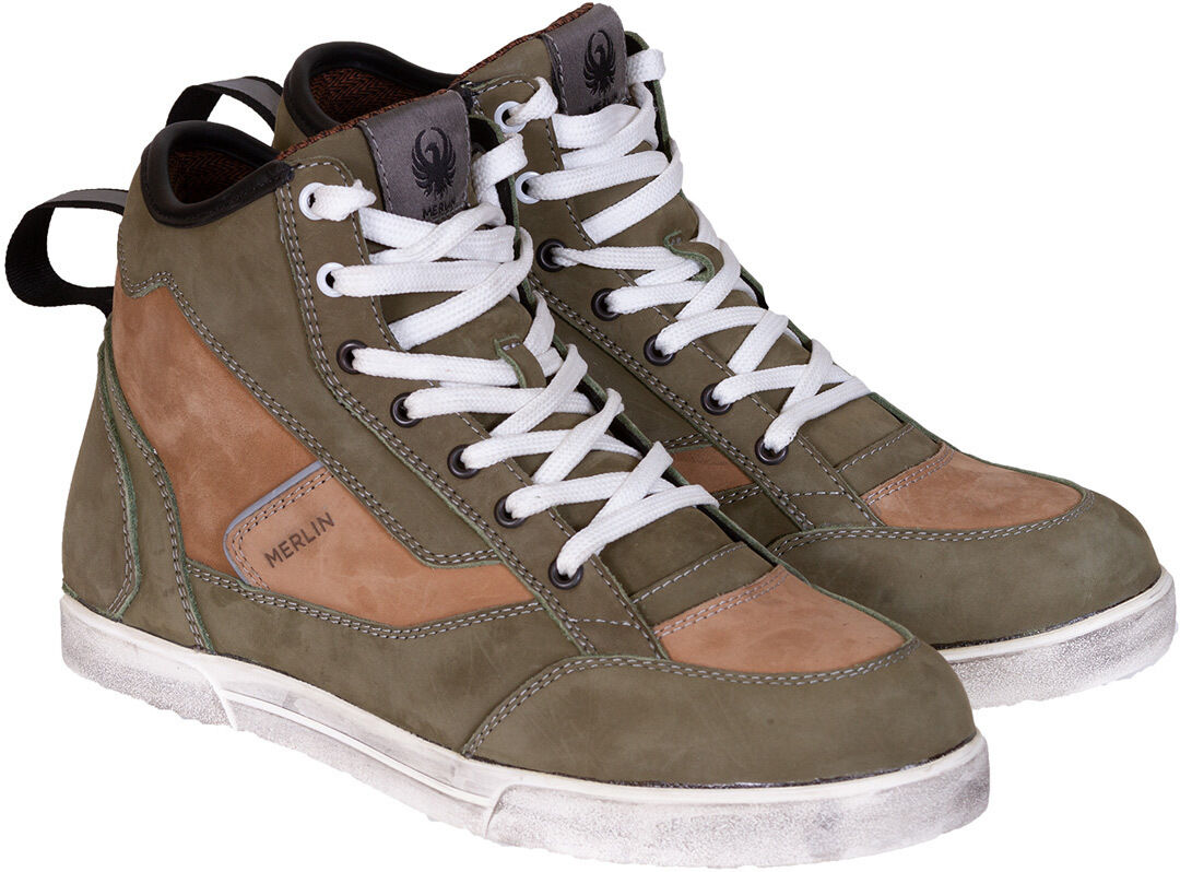 Merlin Pioneer Bottes de moto Vert taille : 42 Merlin Pioneer Bottes de moto Vert taille : 42