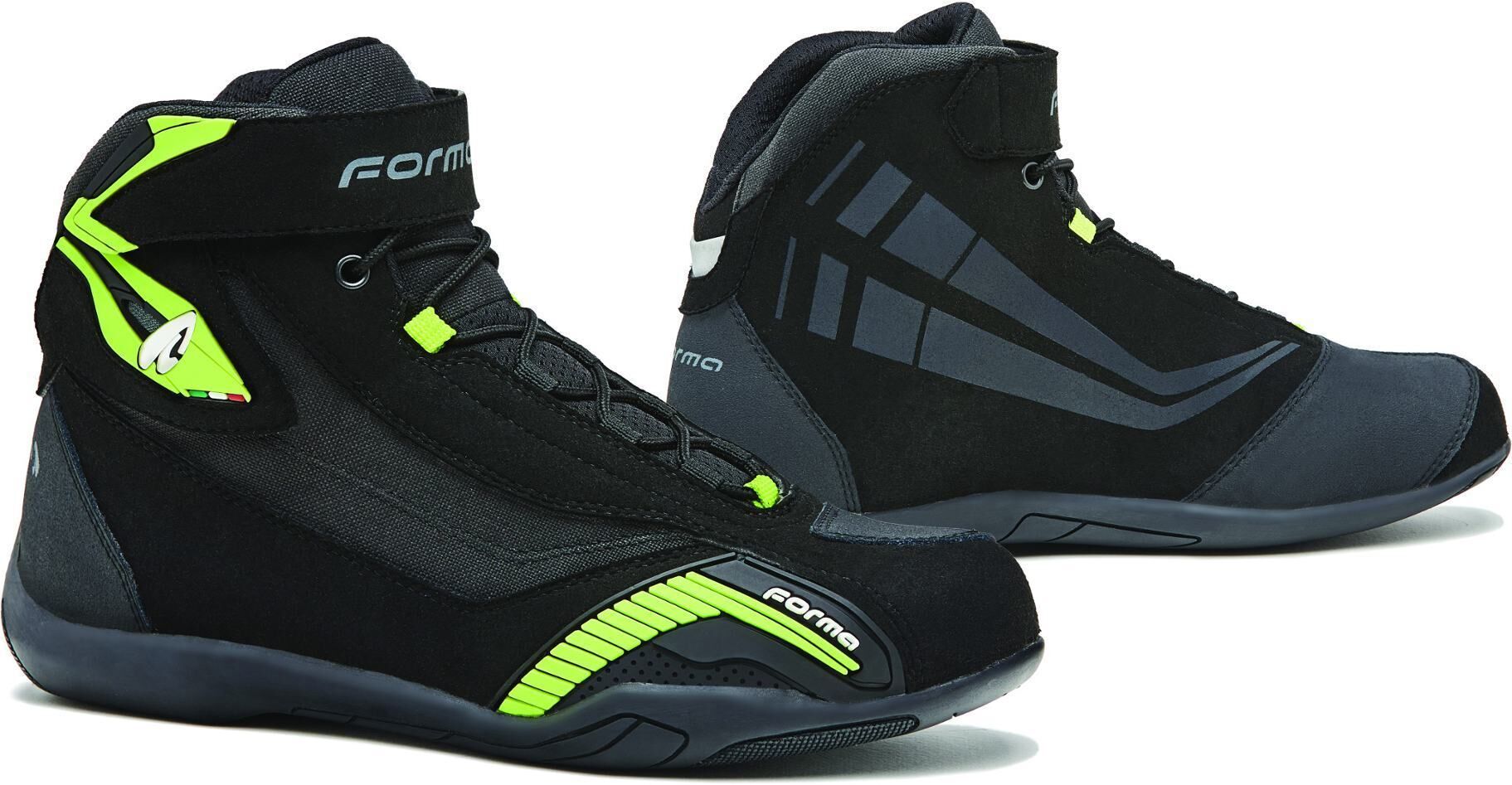 Forma Genesis Chaussures de moto Noir Jaune taille : 40