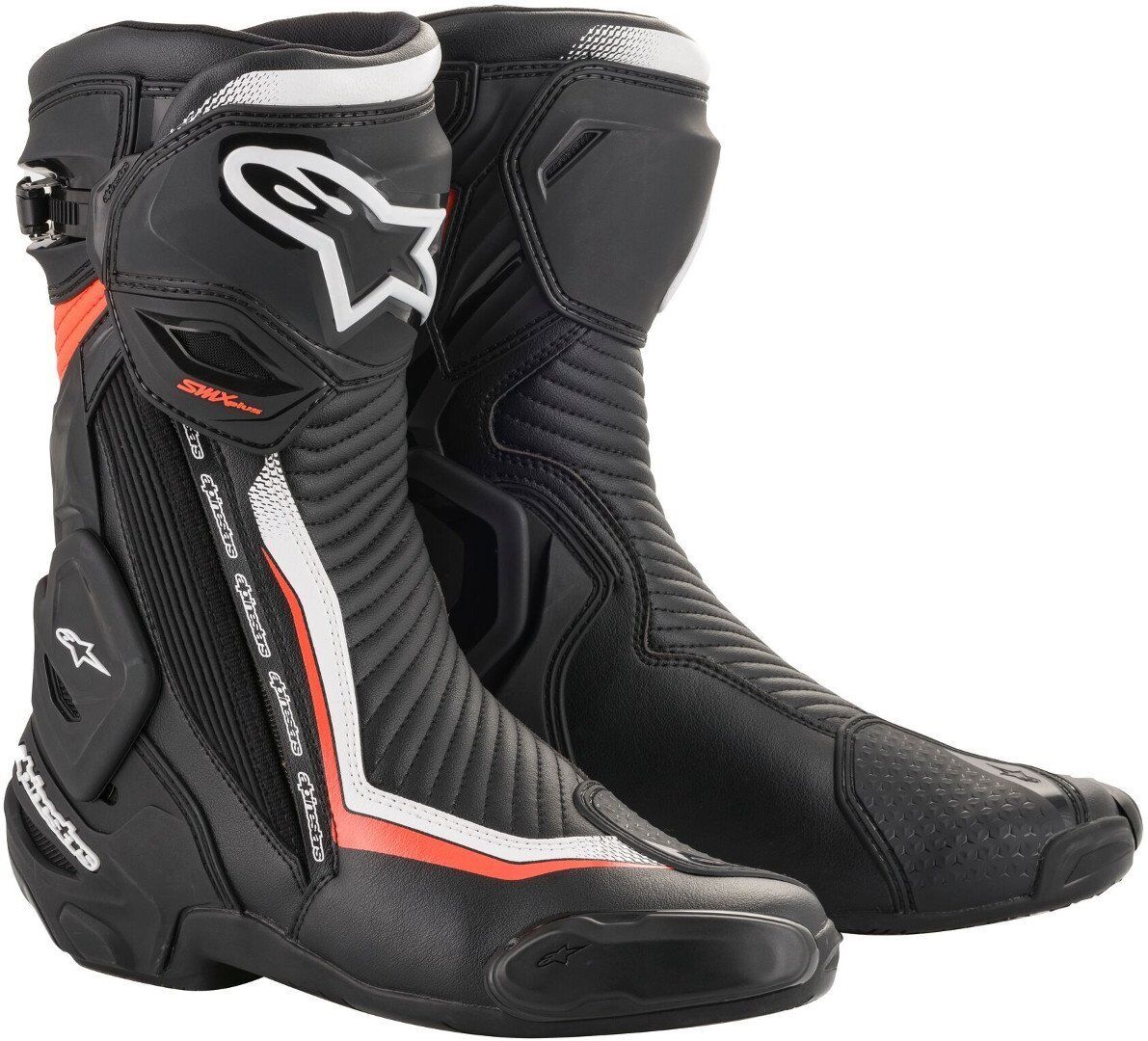 Alpinestars SMX Plus v2 Bottes de moto Noir Blanc Rouge taille : 46 Alpinestars SMX Plus v2 Bottes de moto Noir Blanc Rouge taille : 46