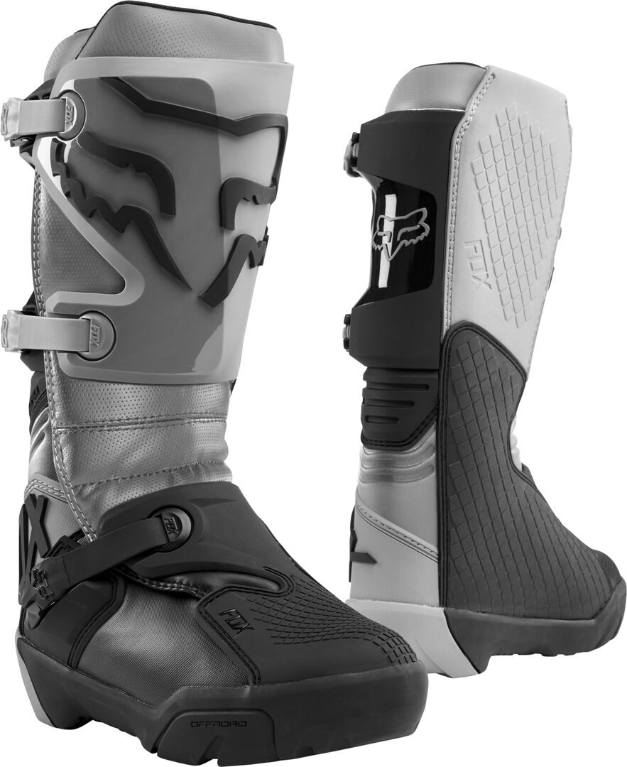 FOX Comp X Bottes Motocross Noir Gris taille : 50 FOX Comp X Bottes Motocross Noir Gris taille : 50